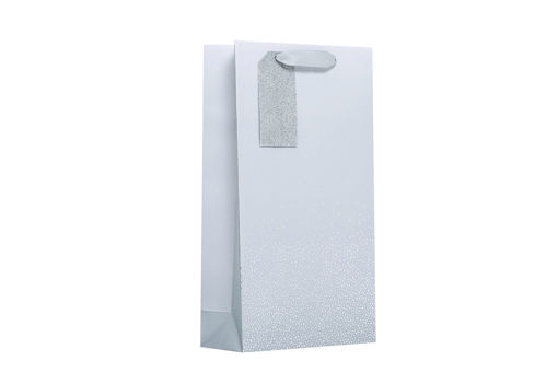 Picture of GREY CONFETTI DOUBLE BOTTLE BAG